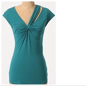ANTHRO Teal “Tartlet Burst” Top by Deletta - L